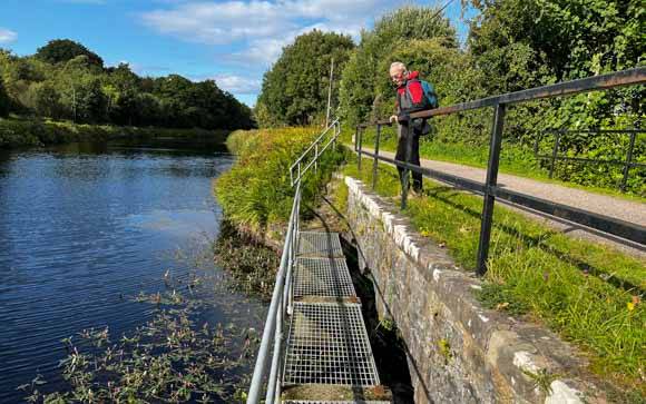 Erste Wanderung am Crinan Kanal
