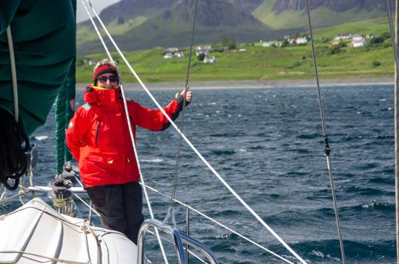 Ankern in Staffin Bay