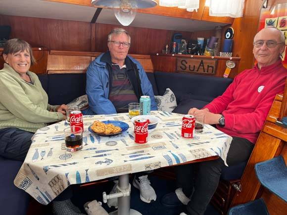 Seglerfreunde an Bord